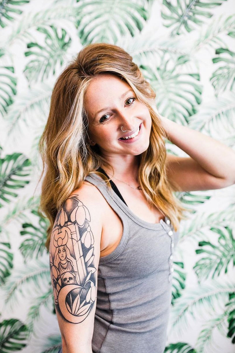 Ashley Vargo - hairstylist and co-owner of Milk and Honey The Hair Lounge Cary NC