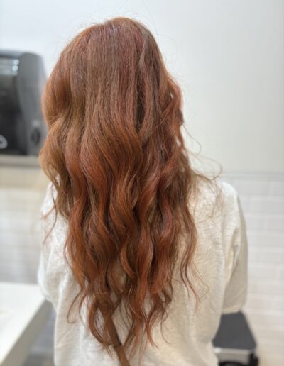 Lived-in copper balayage with brunette root melt, Milk + Honey The Hair Lounge